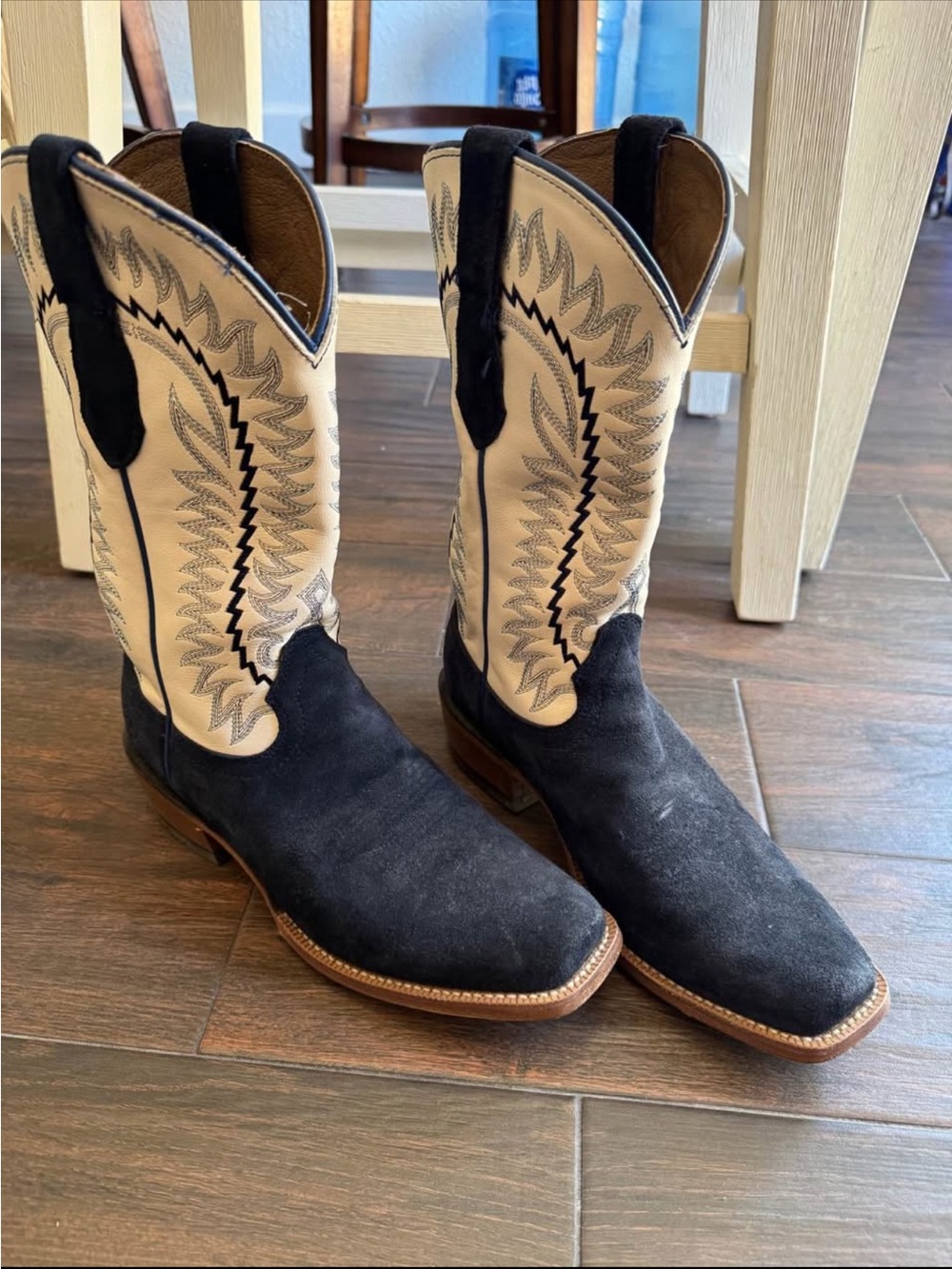 Ariat midnight blue roughout boots
